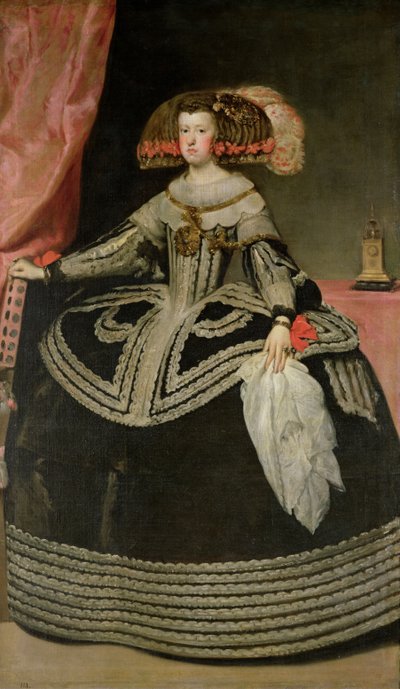 Königin Maria Anna von Österreich (1634-96), um 1652 von Diego Velázquez